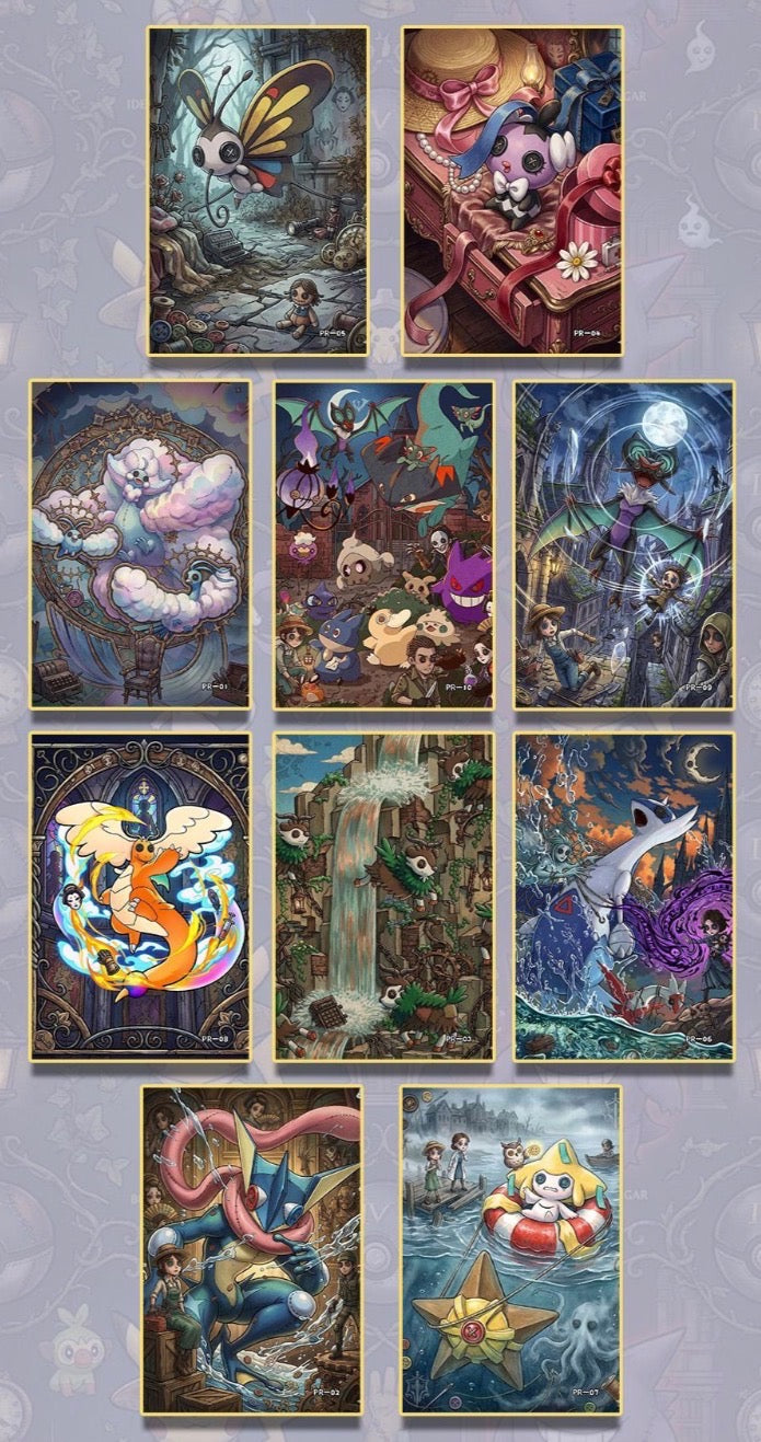 Dark night fairy tale art board (10 packs)
