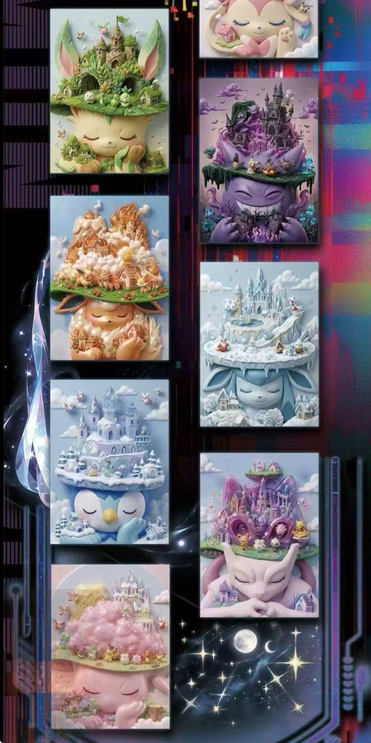 Time rift metal cards (5 packs)