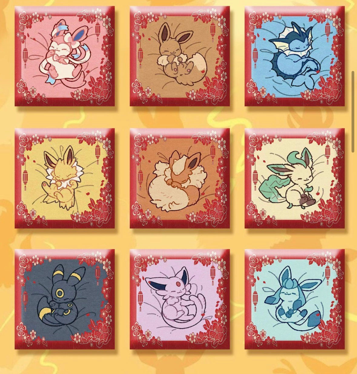Pokemon Ceramic Magnets vol 1 (10 magnets)