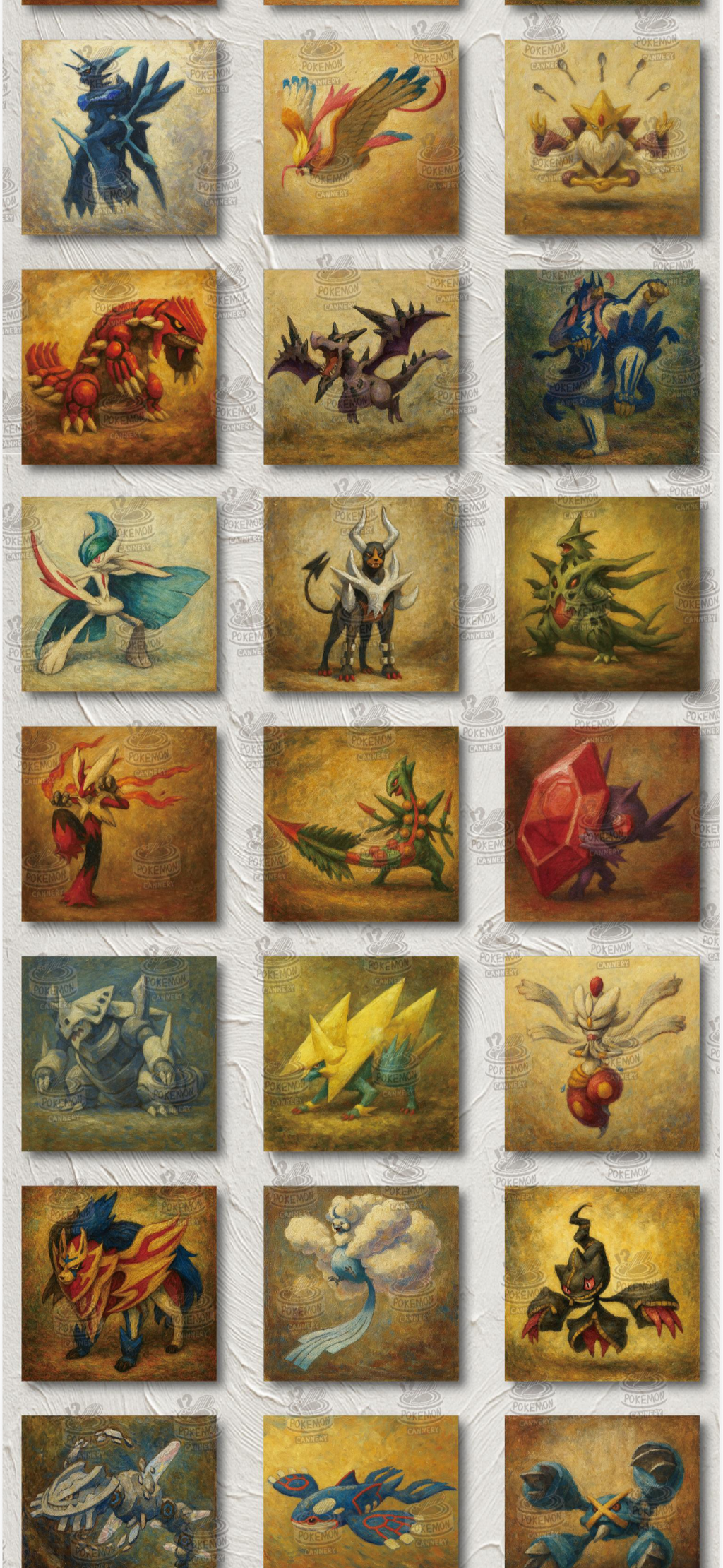 Oil Painting art boards vol 3 (10 packs)