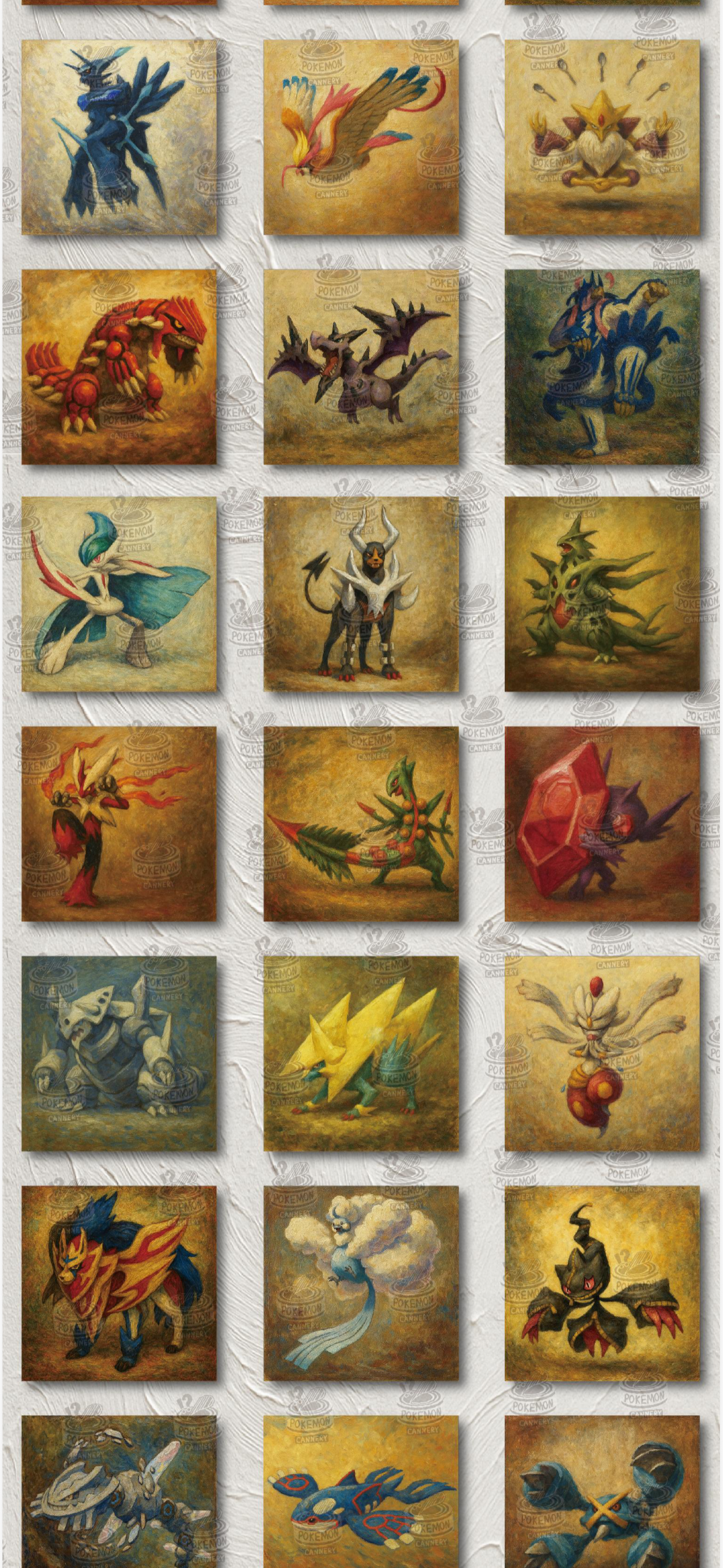Oil Painting art boards vol 3 (10 packs)