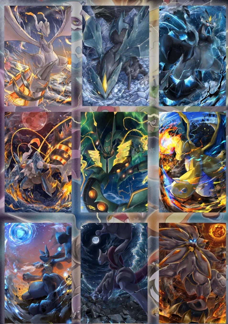 Elemental Chronicles art boards case  (100 packs)