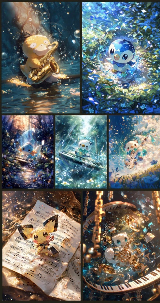 Forest concert art boards (10 packs)