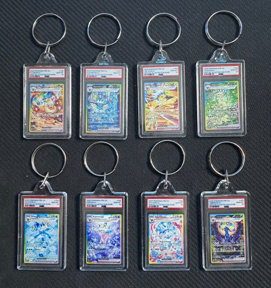 Prismatic evolutions keychain lot