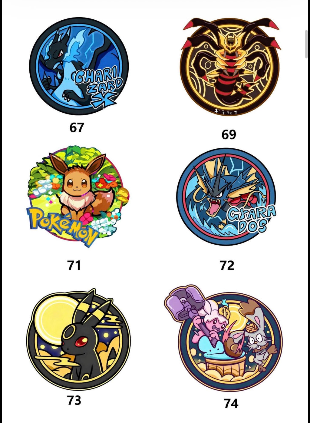 3d paper carving badges (10 packs)