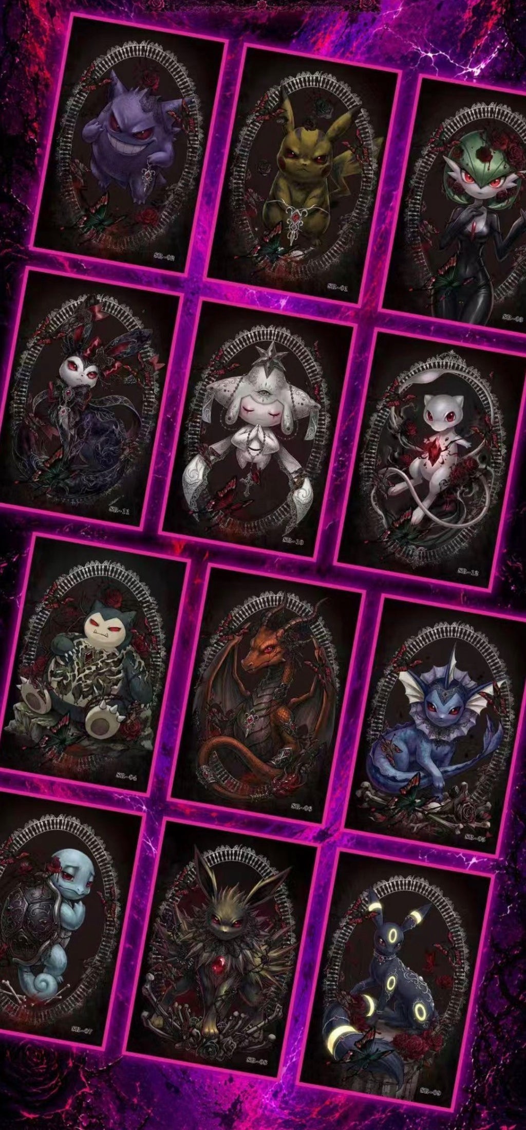 Rose thorn art boards(10 packs)
