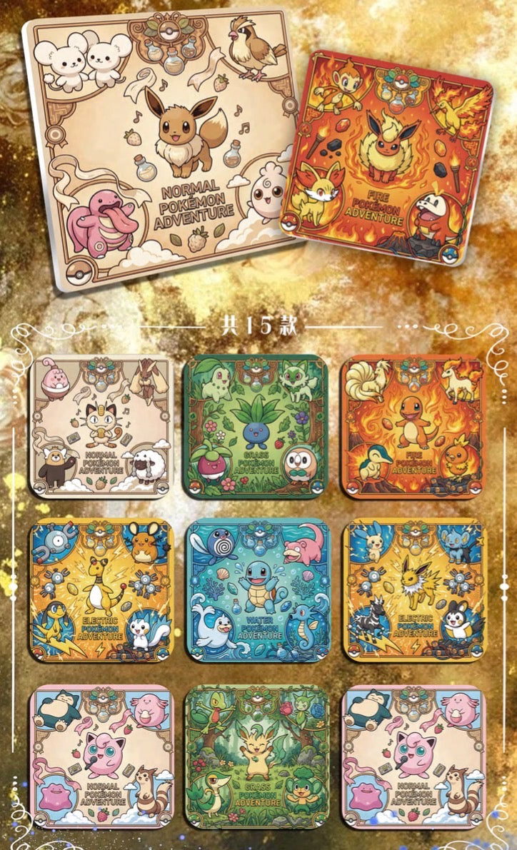 Pokemon Ceramic Magnets vol2 (10 magnets)