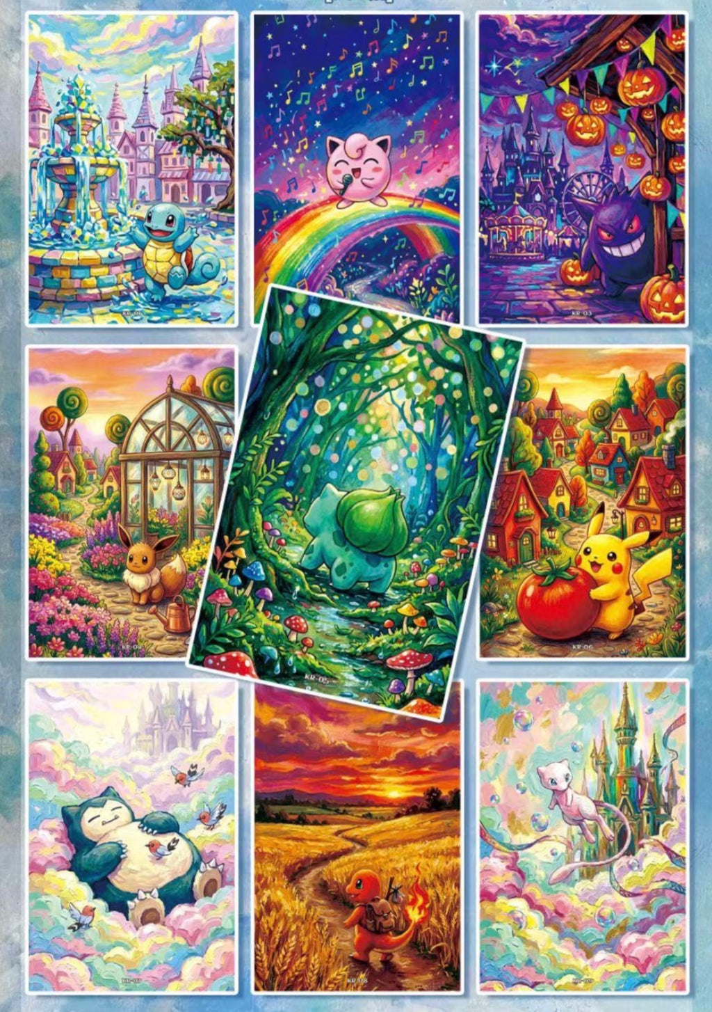 Pokemon color wonderland artboards  (10 packs)