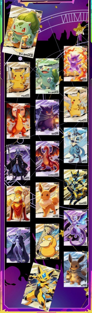 Mega fan art cards box (6 pack)