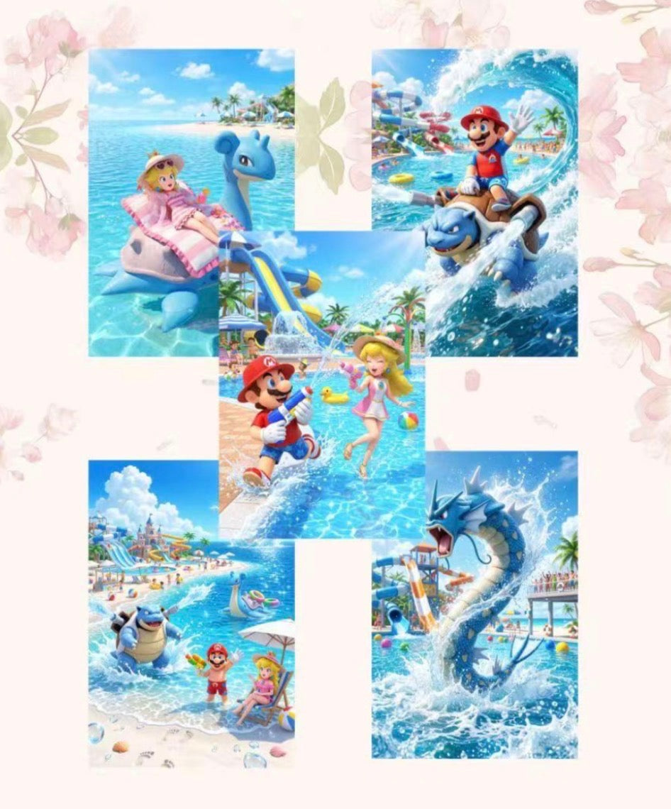 Mario x Pokemon artboards (10 packs)