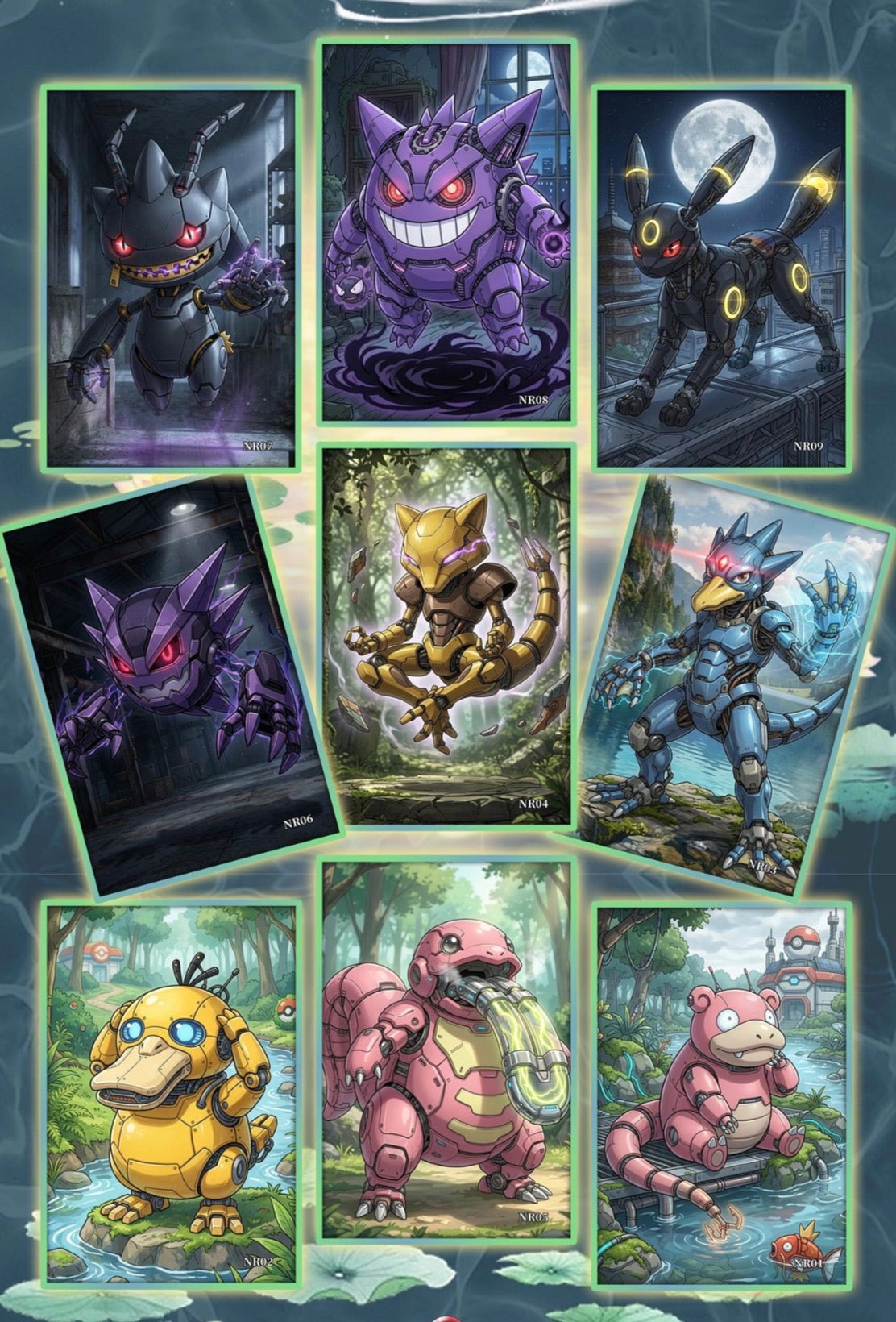 Pokemon Mechanical artboards (10 packs)