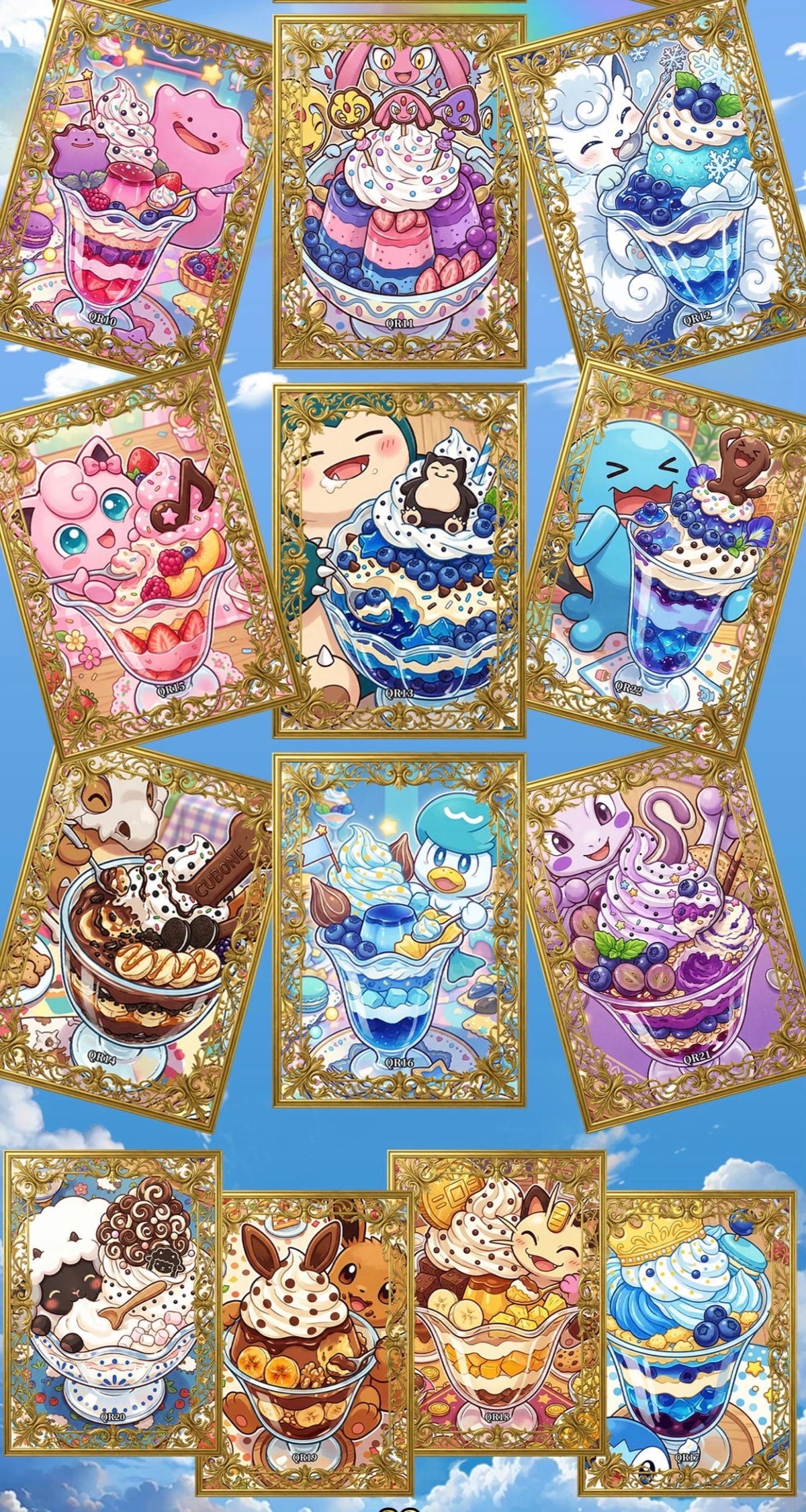 Afternoon time, metal cards (5 packs)