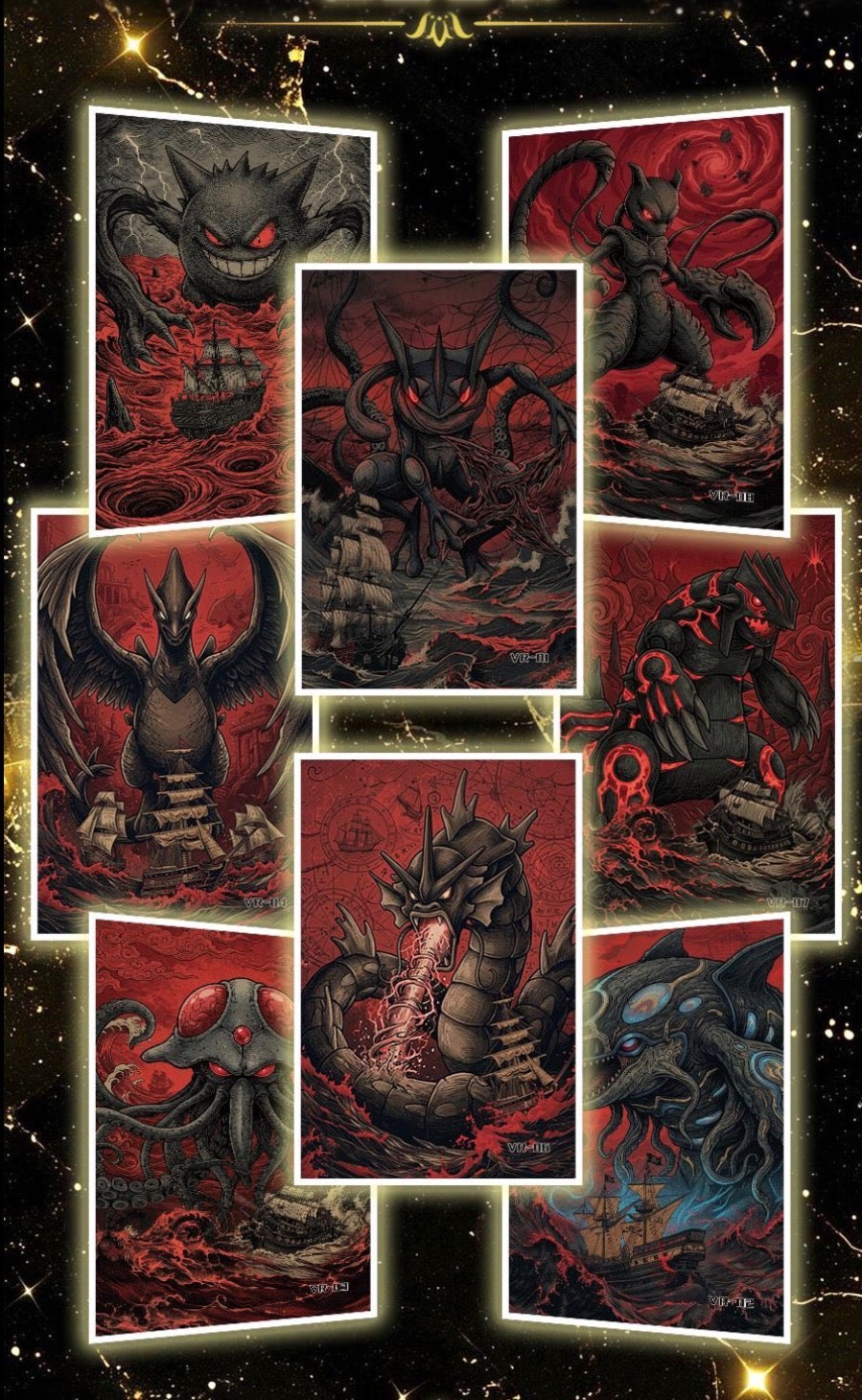 Dark universe artboards (10 packs)