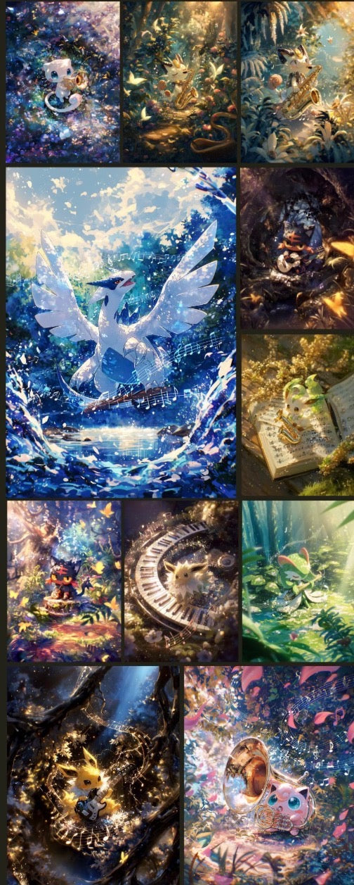 Forest concert art boards (10 packs)
