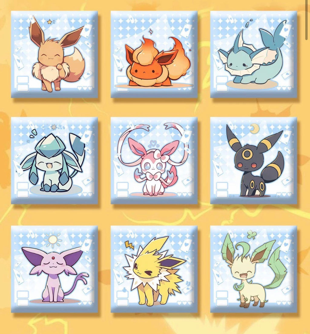Pokemon Ceramic Magnets vol 1 (10 magnets)