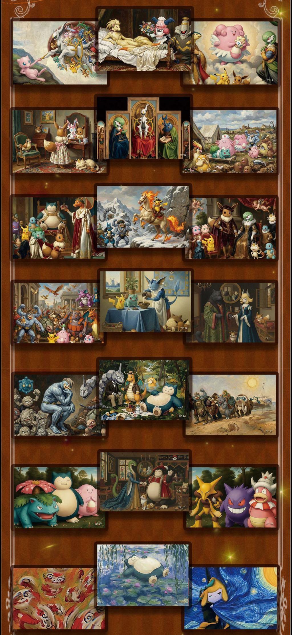 World famous art boards (10 packs)