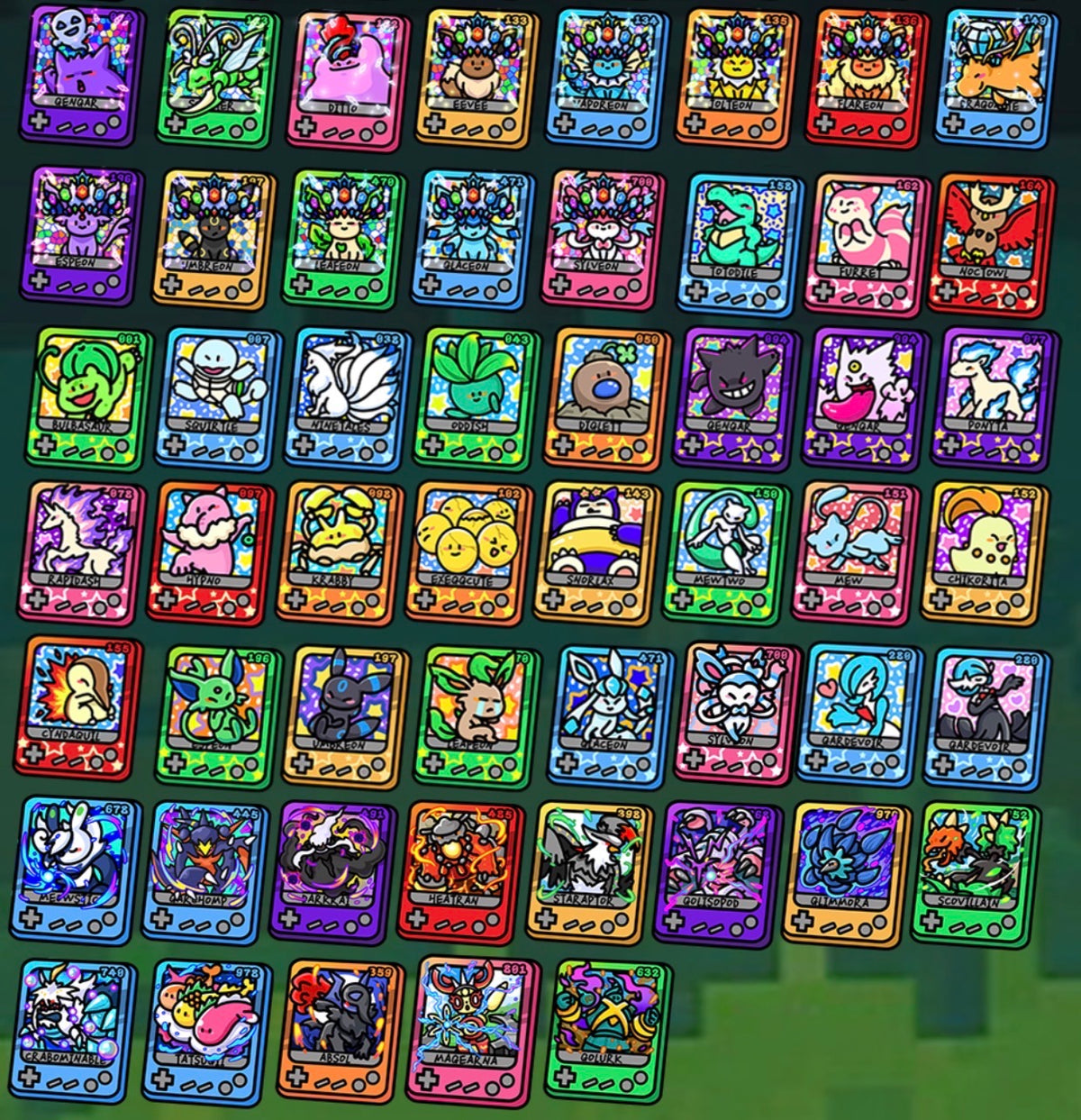 Gameboy blind lucky magnets (10 packs)