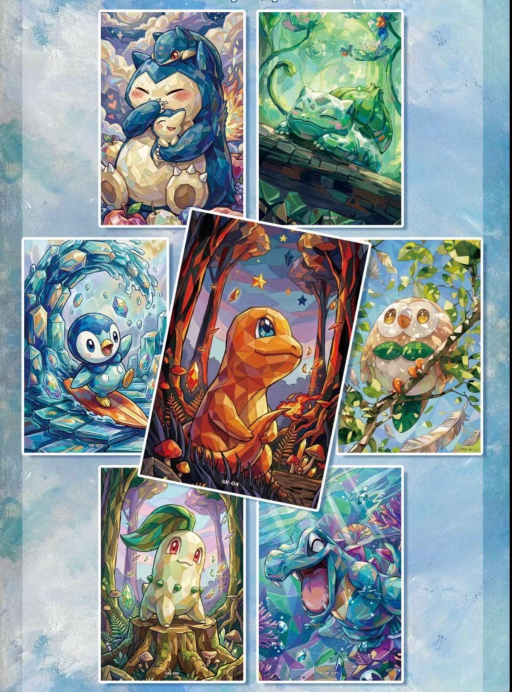 Pokemon color wonderland artboards  (10 packs)