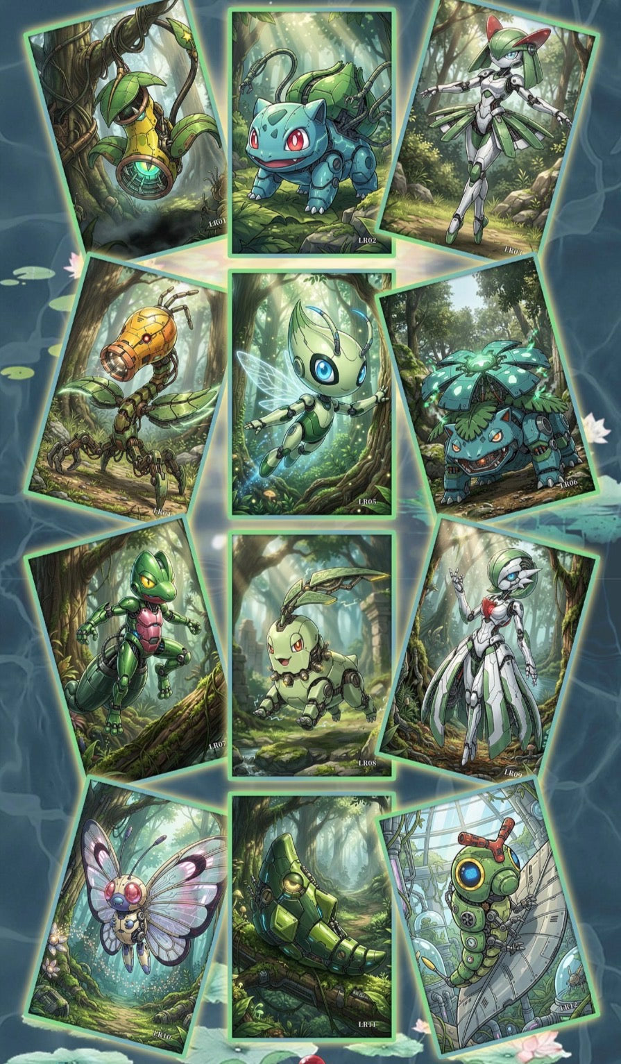 Pokemon Mechanical artboards (10 packs)