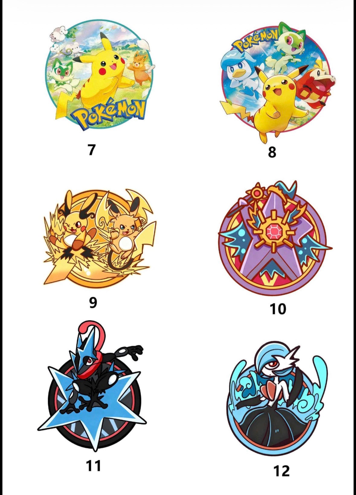 3d paper carving badges (10 packs)