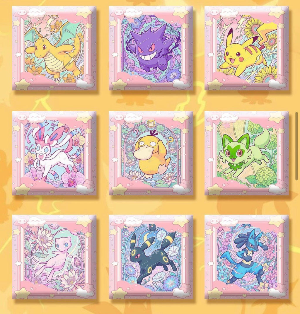 Pokemon Ceramic Magnets vol 1 (10 magnets)
