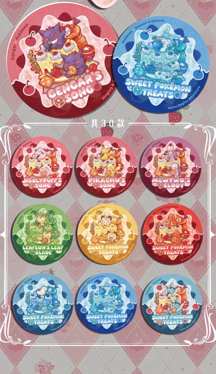Pokemon Ceramic Magnets vol2 (10 magnets)