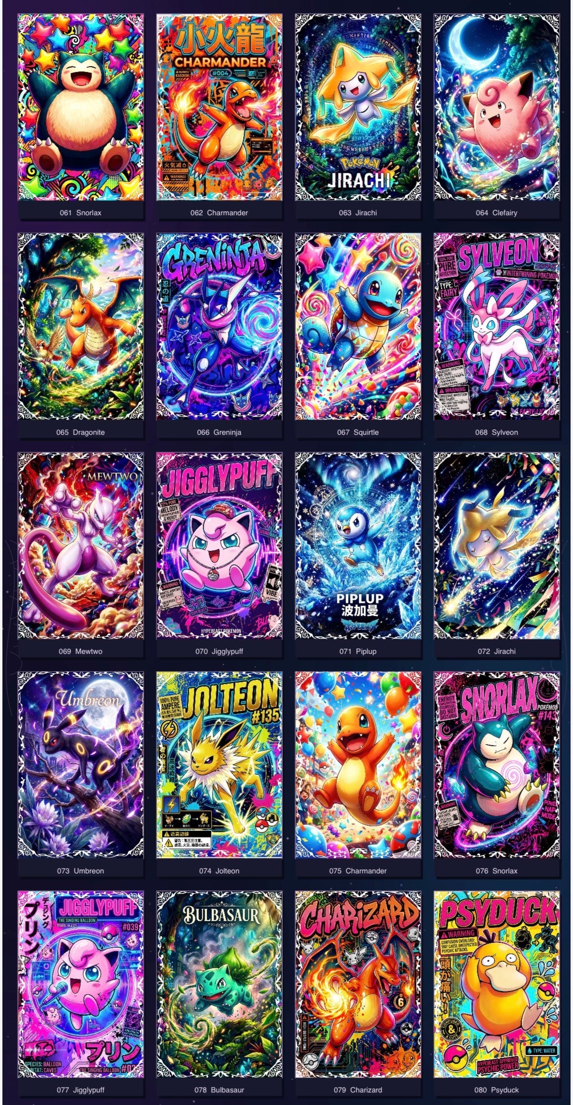 Neon lights artboards (10 packs)