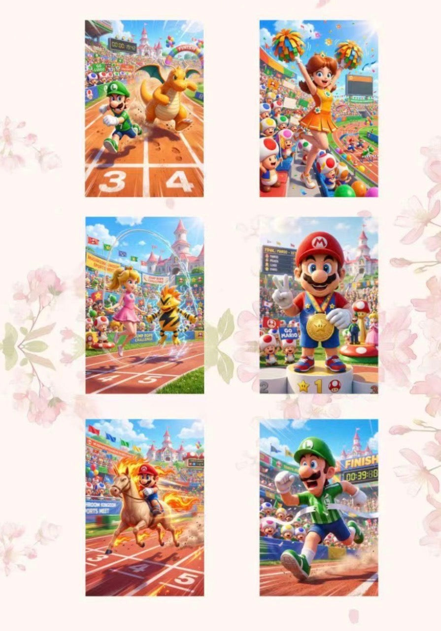 Mario x Pokemon artboards (10 packs)