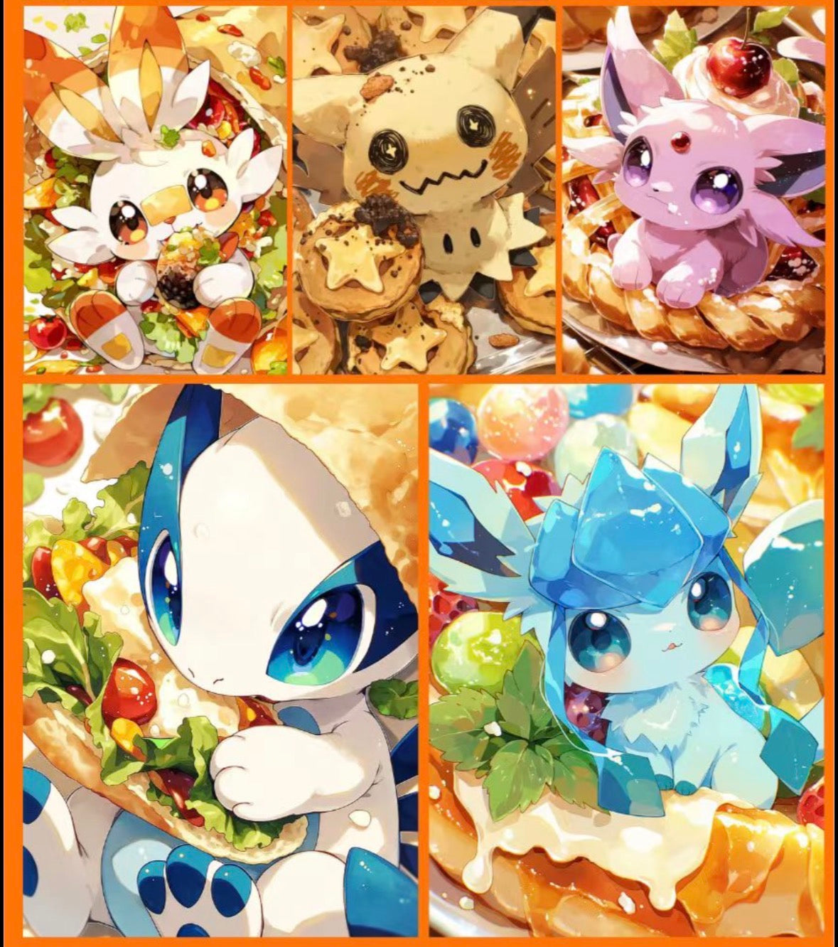 Foodie Cuties Art boards (10 packs)