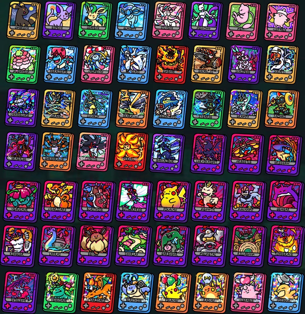 Gameboy blind lucky magnets (10 packs)