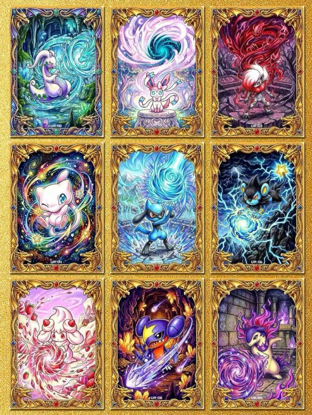 Time collection, metal cards (5 packs)