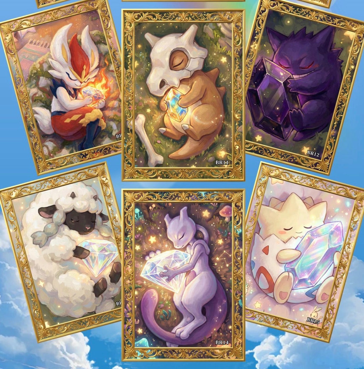 Afternoon time, metal cards (5 packs)