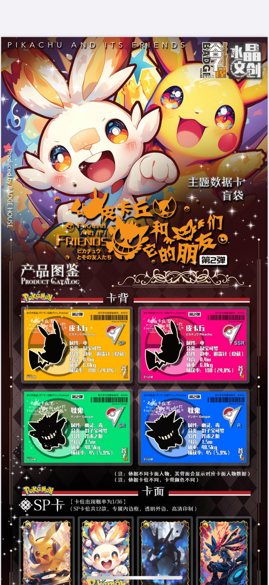 Data 2 acrylic card (6 pack box)