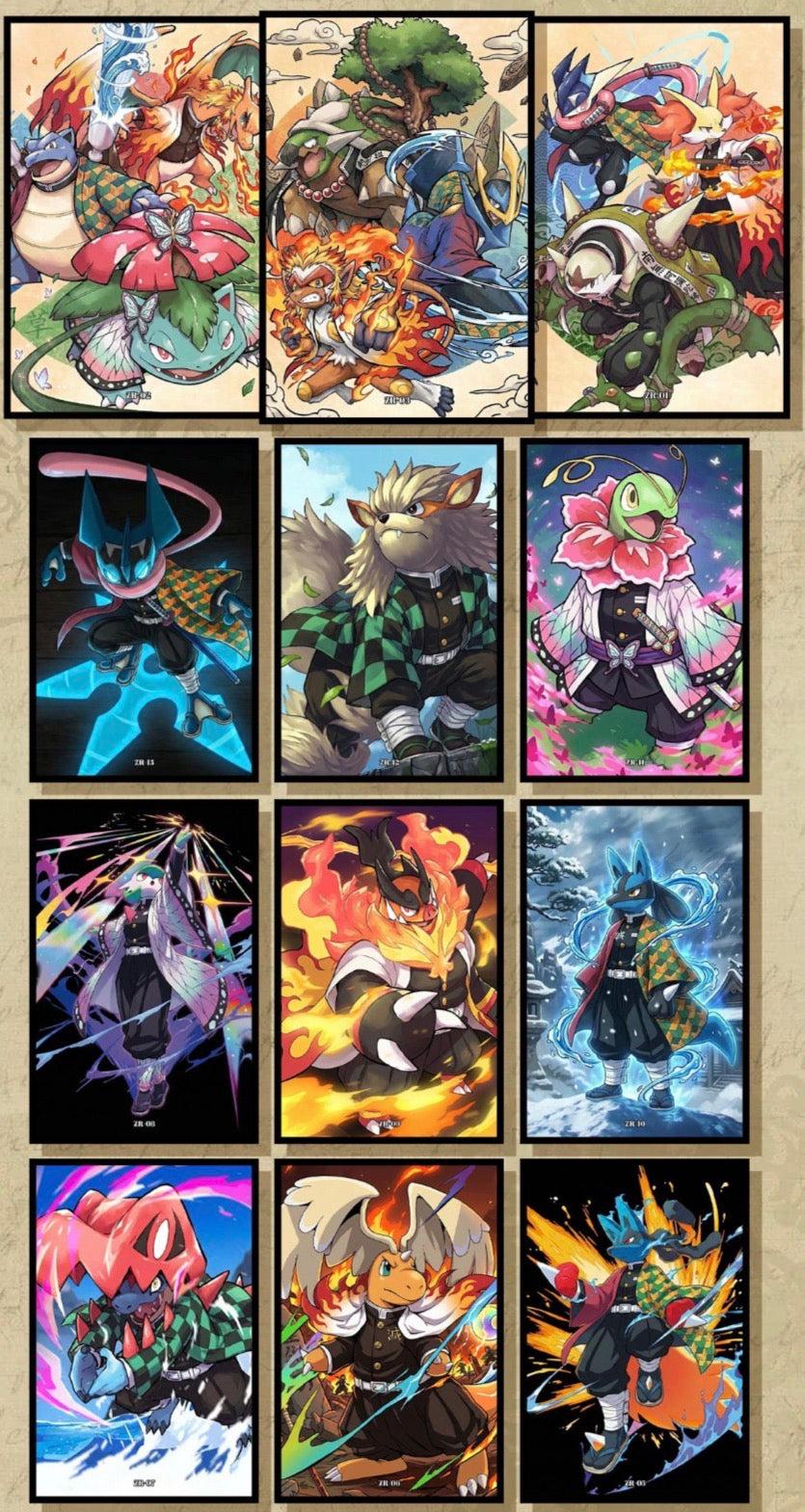 Demon slayer X Pokemon vol.2 (10 packs)