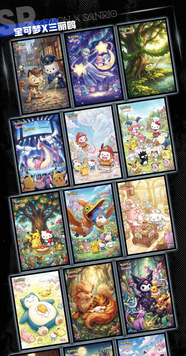 Pokemon Collaboration Event artboard. (10 packs)
