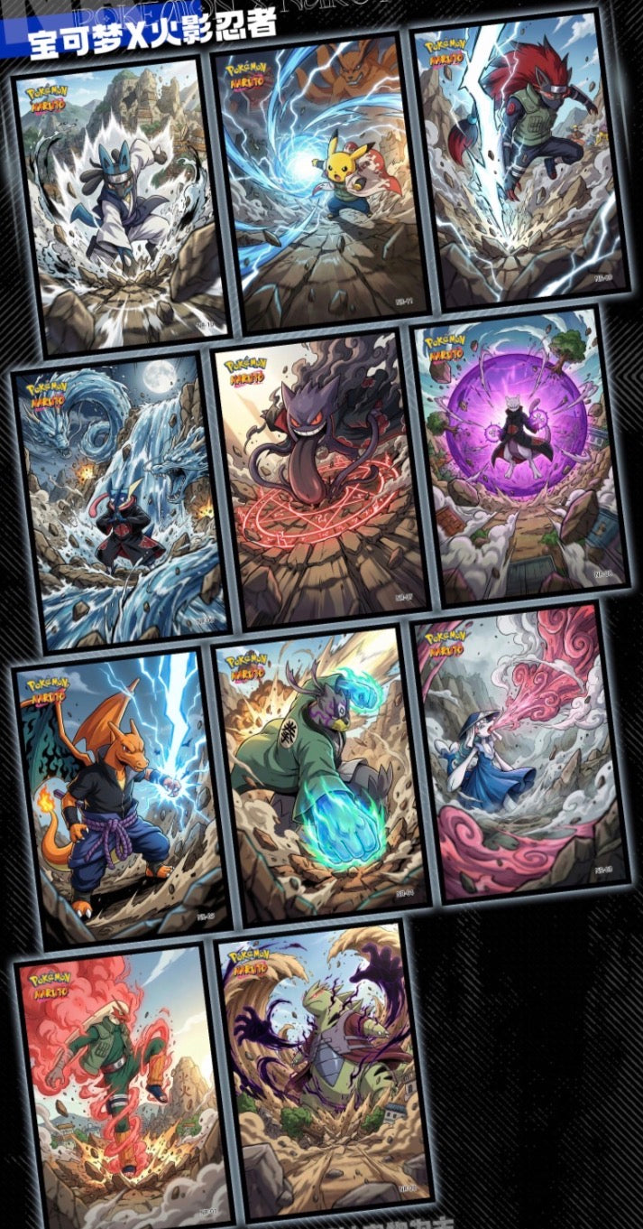 Pokemon Collaboration Event artboard. (10 packs)