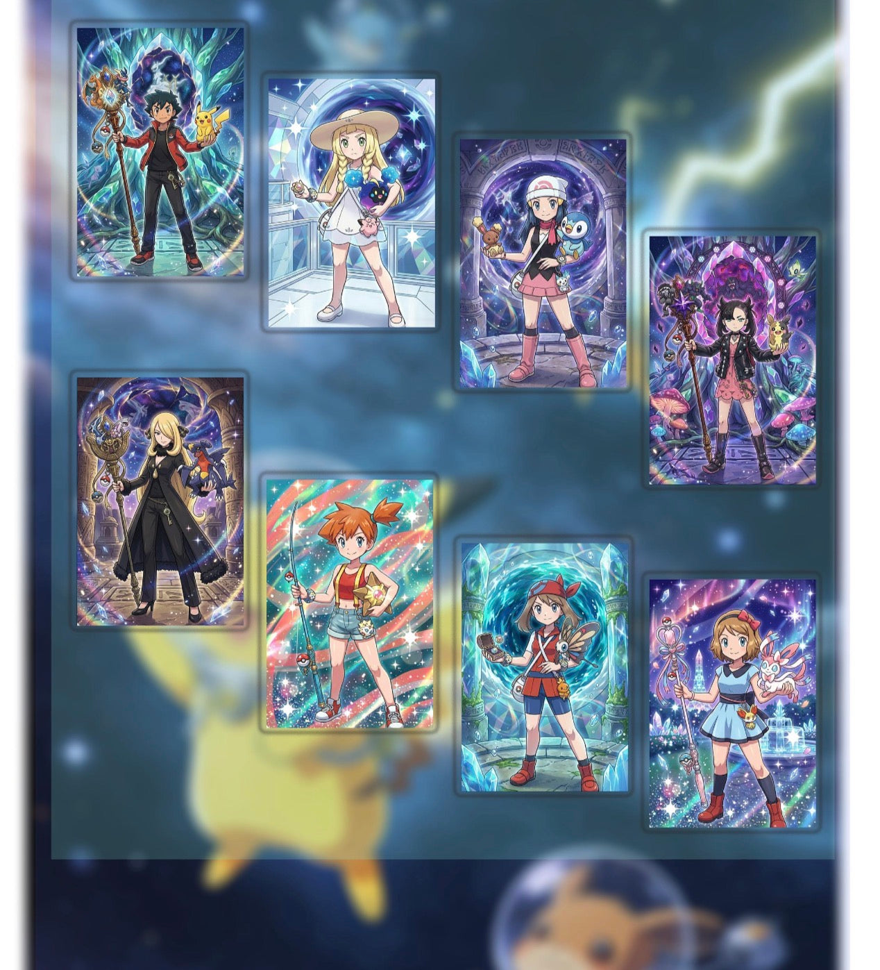 Pokemon Wandering Gallery Art boards (10 packs)