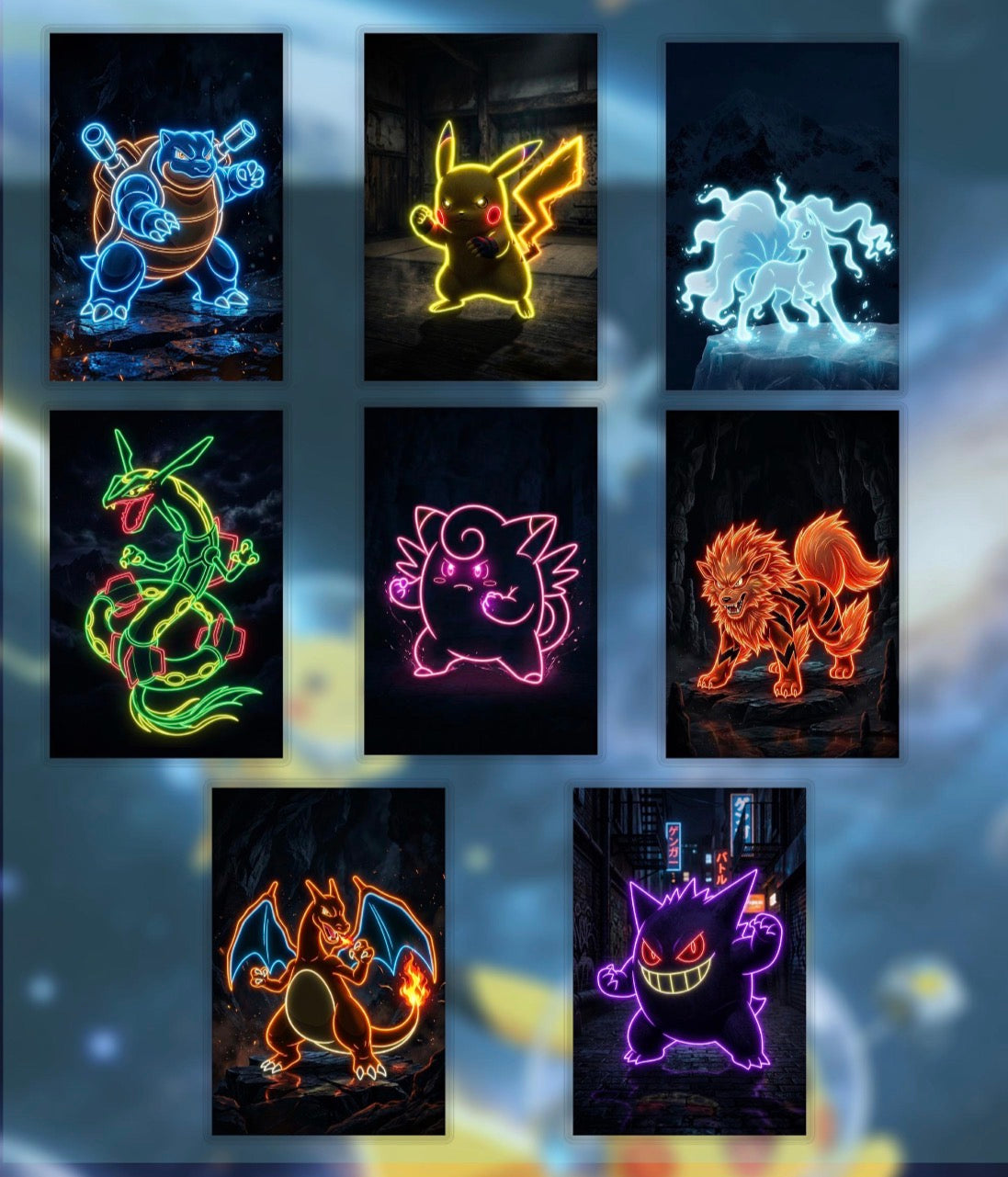 Pokemon Wandering Gallery Art boards (10 packs)