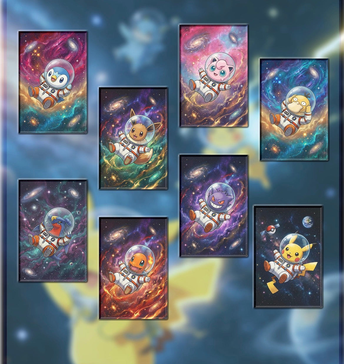 Pokemon Wandering Gallery Art boards (10 packs)
