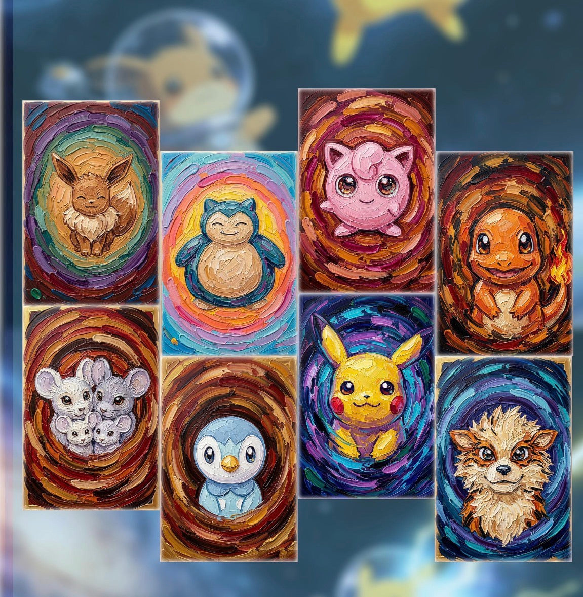 Pokemon Wandering Gallery Art boards (10 packs)