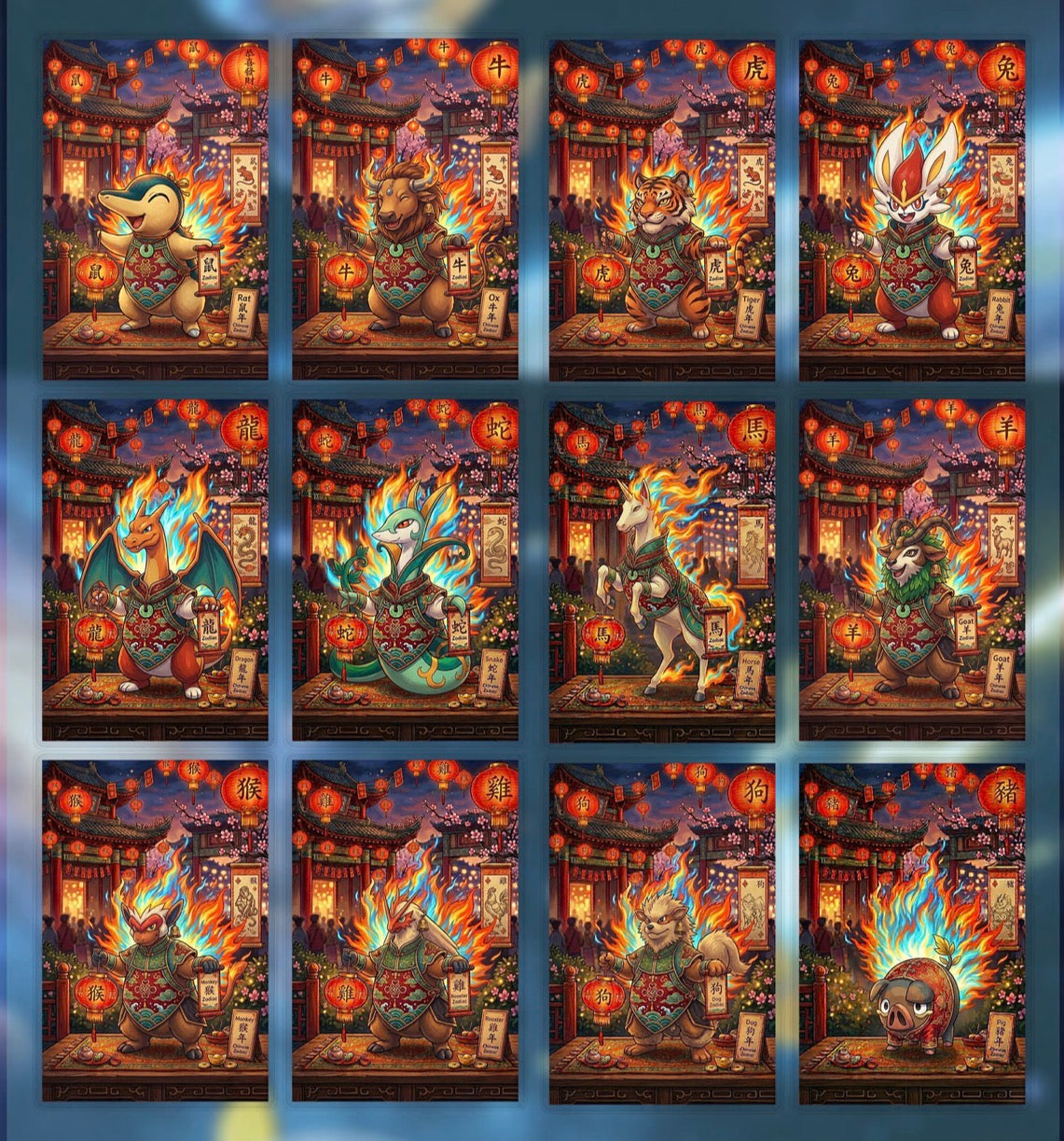 Pokemon Wandering Gallery Art boards (10 packs)