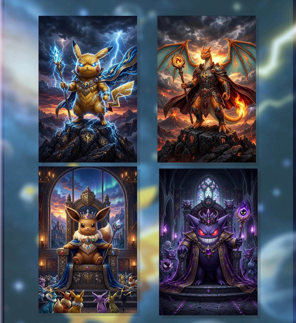 Pokemon Wandering Gallery Art boards (10 packs)
