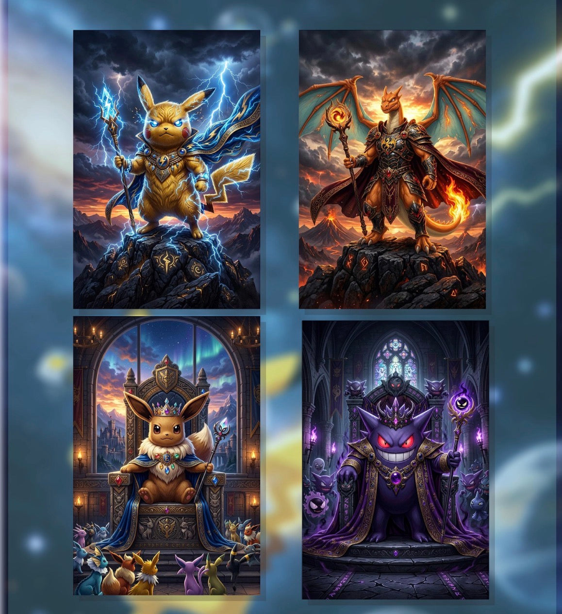 Pokemon Wandering Gallery Art boards (10 packs)