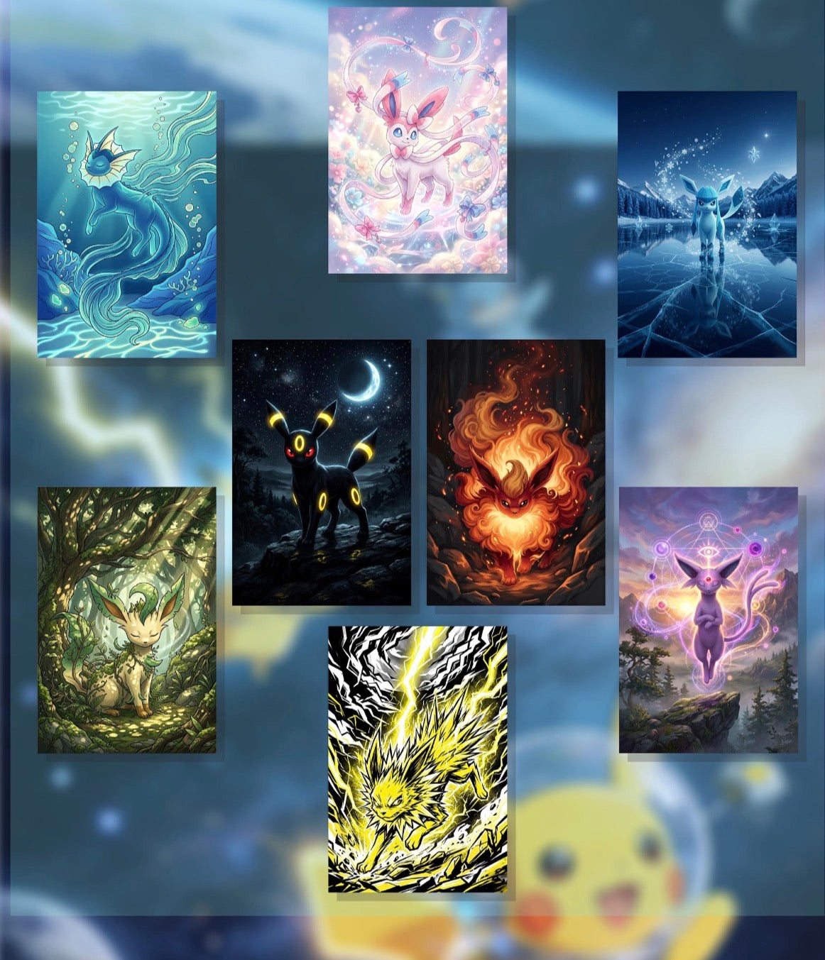 Pokemon Wandering Gallery Art boards (10 packs)