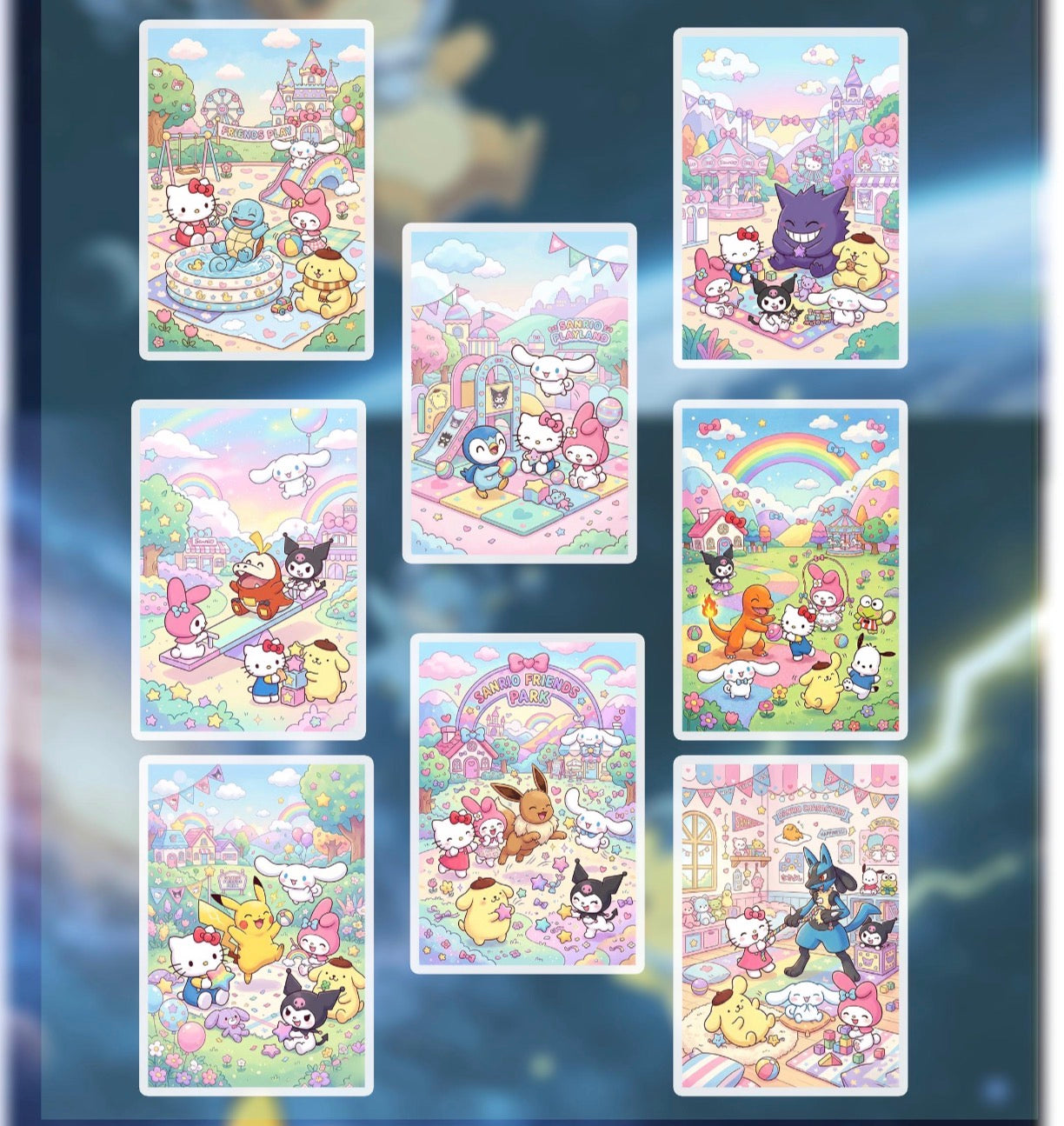 Pokemon Wandering Gallery Art boards (10 packs)