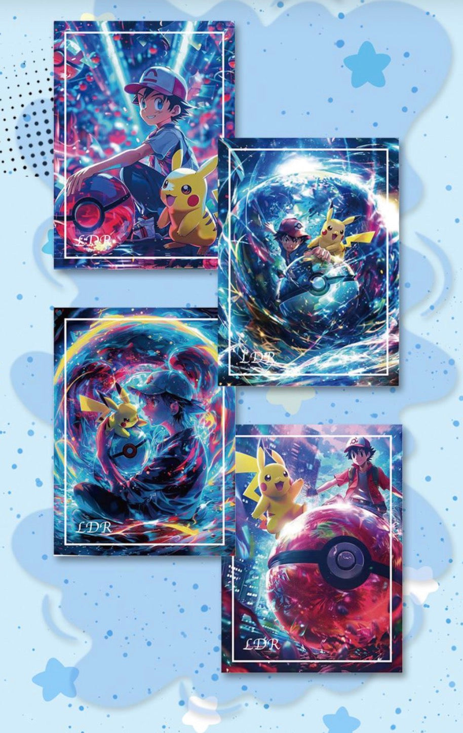 Pokemon Illustration Guide Collection Polaroids (30 Polaroids)