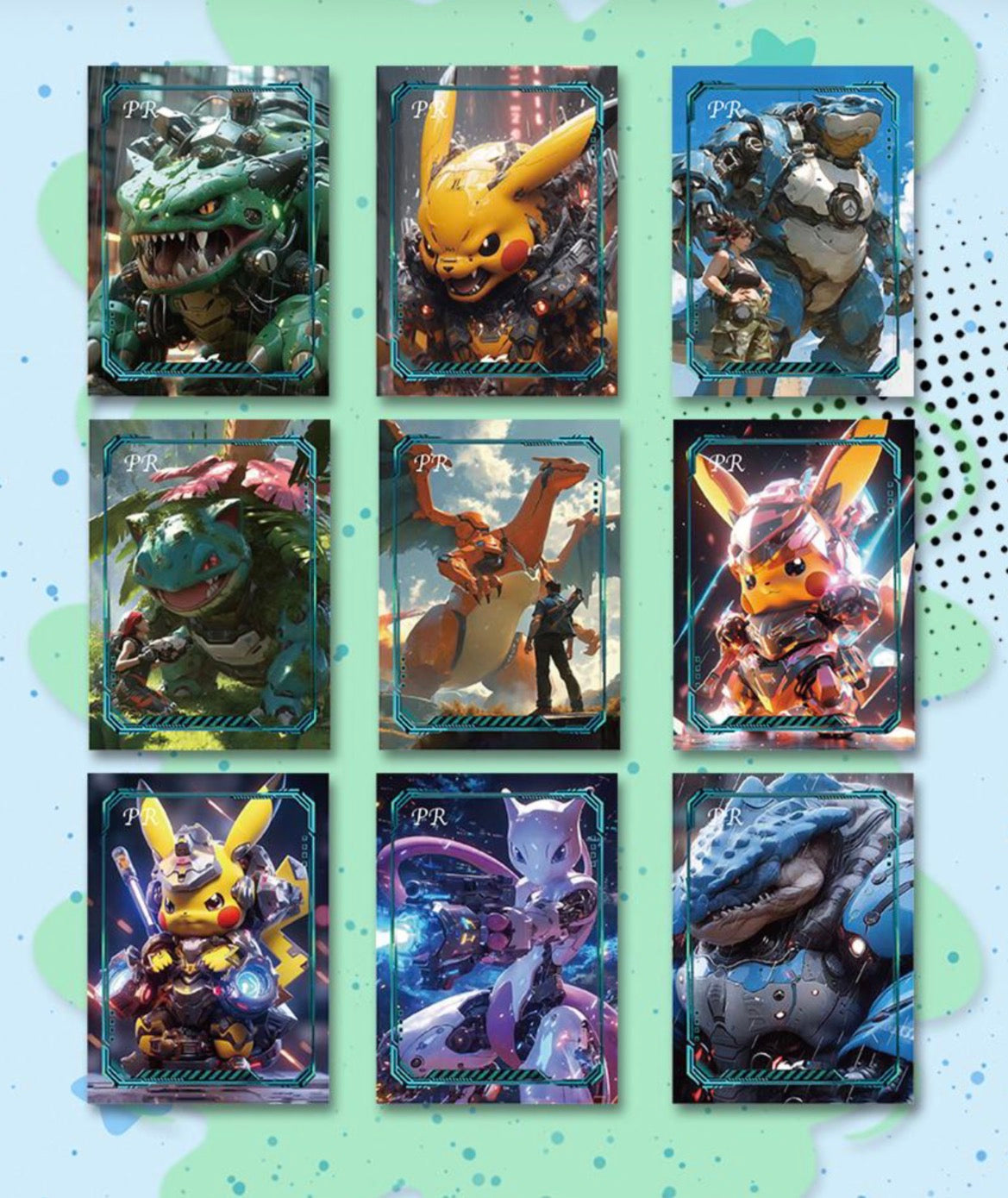 Pokemon Illustration Guide Collection Polaroids (30 Polaroids)