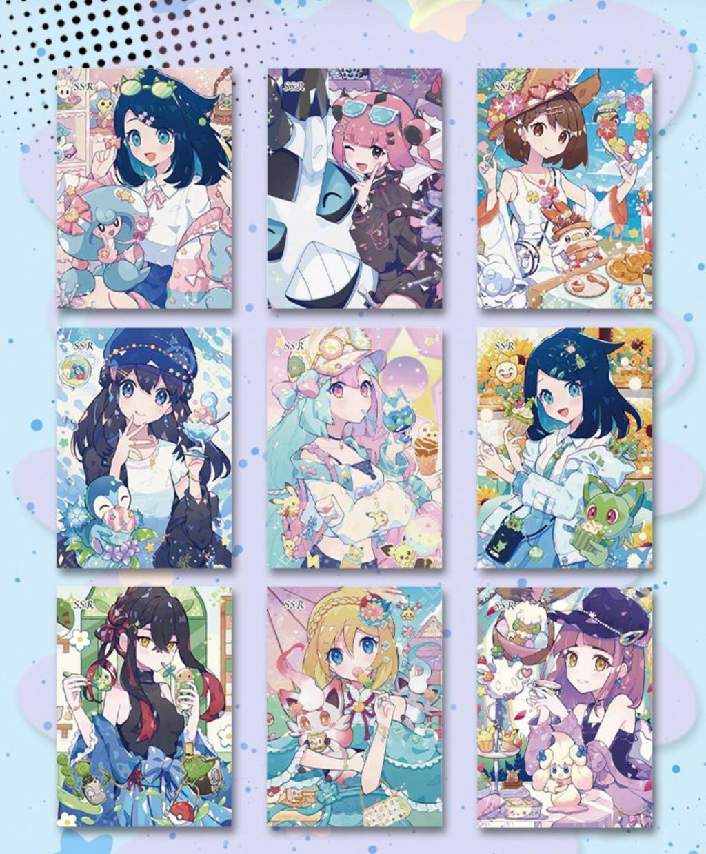 Pokemon Illustration Guide Collection Polaroids (30 Polaroids)