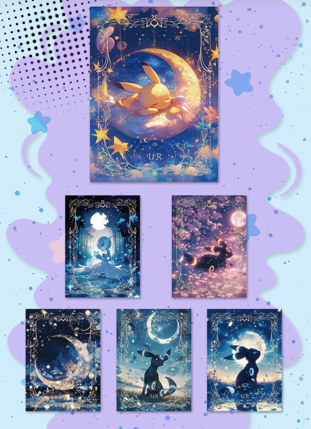 Pokemon Illustration Guide Collection Polaroids (30 Polaroids)