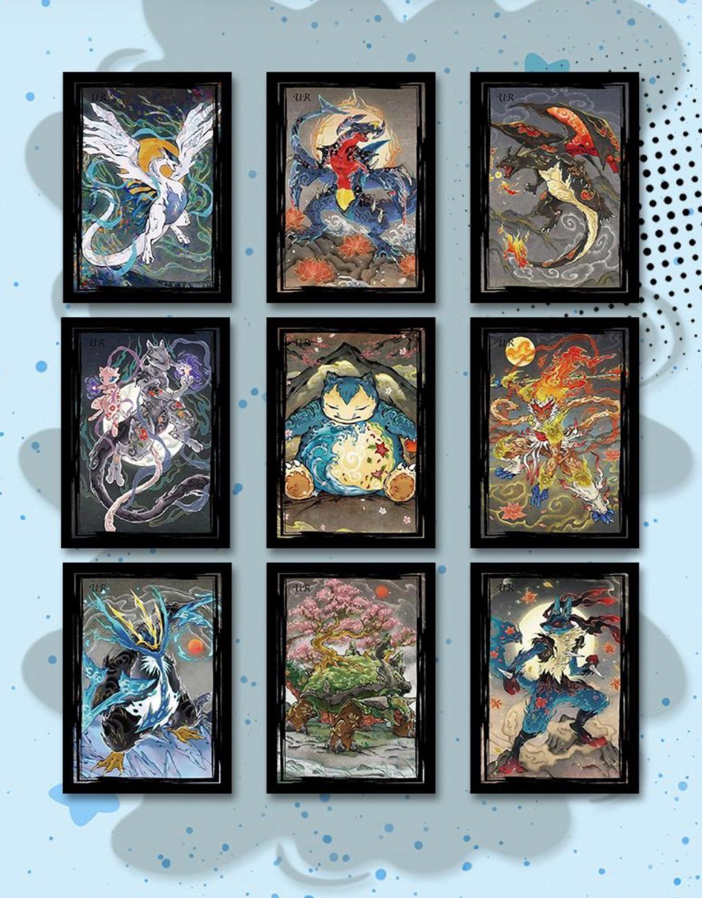 Pokemon Illustration Guide Collection Polaroids (30 Polaroids)